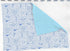 Summer 30x40 Blue Seashells Baby Blanket for Girl Boy Boho Beach Conch Soft Mink Dotted Backing Double Layer Swaddle