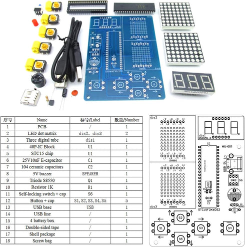 Soldering Practice Kits DIY Electronic Kit with 5 Retro Classic Games for STEM Teens, Kids, Adults ISolderStore