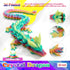 30 inch 3D Dark,3D 3-D 5-7,Desk Large Printed Dragon Glow in the Dragons Figurine Toy,Big Printed Dragon,Surprised Gift