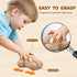 TOY Life Wooden Cars for Toddlers 1-3 - Montessori Toys for Babies, Baby Rattle Wooden Toy Truck