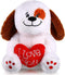 Sumind 10 Inch Valentine Bear Plush, Cute Heart Holding Soft Toy Gift