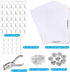 ASTARON 181Pcs Shrinking Plastic Sheets Kit includes 20 Shrinking Film Art Paper and 161 Pcs Shrinkles Keychains Making Accessories for Kids Craft and Art Supplies by ASTARON