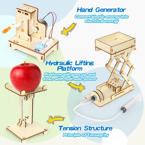 5 1 8+, 3D 8 9 10 11 12 in STEM Kits Projects for Kids, STEM Toys Crafts for Boys, Girls, Ages Science Building Toys