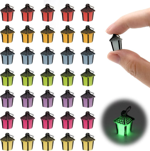 HOMICO 35 Pieces Luminous Dollhouse Lights - Fake LED Lights for Crafts, Christmas