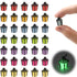 HOMICO 35 Pieces Luminous Dollhouse Lights - Fake LED Lights for Crafts, Christmas