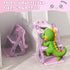 Gliizee mall 2 1 Potty Training Seat, Upgrade in Potty Training Toilet with Step Stool Foldable Toddler Toilet Seat
