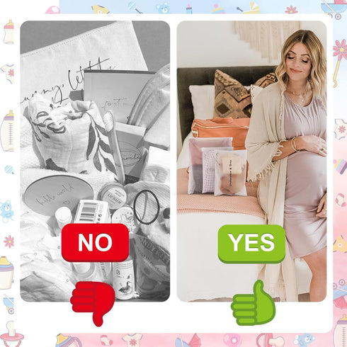 GZ-AMDZJ 20 Pack Mommy Hospital Bag for Women Labor Delivery, Diaper Bag Organizing Pouches Maternity Hospital