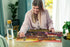 Ravensburger Cozy Wine Terrace 500 Piece Large Format Jigsaw Puzzle, Unique Softclick Technology