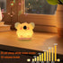 Night Light for Kids Soft Silicone Animal LED Lamp with White Noise, Touch Sensor & Rechargeable Cute Portable