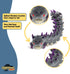 10 7+ 70830 schleich Eldrador Creatures - Shadow Worm Action Figure with Movable Body - Spiked Bug Monster Toy