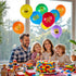 SUNBEAUTY 18 Pcs Building Block Party Balloons Brick Theme Kids Birthday Supplies Decorations in 6 Colors