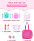 13 Set Set BABESIDE Pcs Baby Doll Accessories with Magic Bottles Diapers Pacifiers and Storage Bag, Baby Doll Feeding
