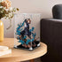 Acrylic Display Case for Collectibles, Clear Acrylic Display Box with Mirrored Back, Doll Toys Display (6x6x10 inch)