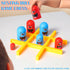 AIUAZA 2 (1PC) Tic Tac Toe Strategic Board Game for Kids and Family,Party Tabletop Games, Strategy Head to Head