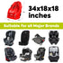 (Backpack, Infant Car Seat Travel Bag for Airplane - Durable Gate Check Bag for Car Seats that fits easily on
