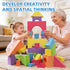 Set, 30) Large Building Foam Blocks for Toddlers, EVA Stacking Foam Building Blocks Toy Non-Toxic, Washable, Early