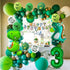 Large Dinosaur Foil Balloons and Happy Birthday Banner - Number 3 Balloon for 3rd Birthday Party Decorations