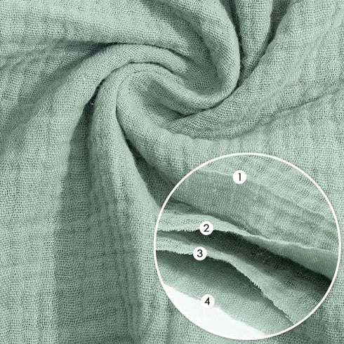 MGBISYI 5 4 Sets Baby Muslin Burp Cloths, Pieces Layer Cotton Baby Wash Cloth, Washcloths Baby Burping Cloth Newborn