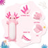 20" Auspicious beginning Cute Axolotl Stuffed Animal Plush Pillow, Soft Kawaii Cat face Pink Axolotl Body Pillow Long