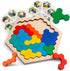 Coogam Wooden Hexagon Puzzle for Kid Adults - Shape Pattern Block Tangram