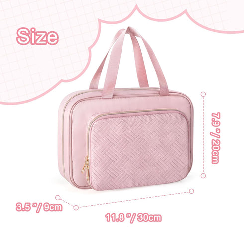 Fasrom Hair Accessories Organizer for Girls, Hanging Hair Bow Storage Bag for Kids Hair Clips, Headband, Hair Ties