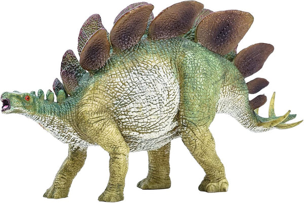 Gemini&Genius Stegosaurus Dinosaur Toy Figure - Green Dino Collection Action Figurine for Kids 4-12 Years Old