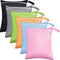 Kenning 6 Pack Wet Dry Bags Waterproof Reusable Cloth Diaper Storage Pouches