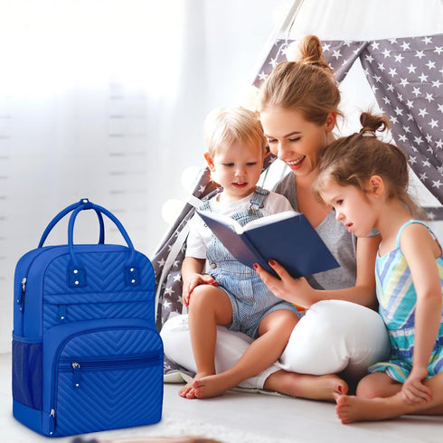 Backpack Tenot Diaper Bag Tote for Women Large Capacity, Baby with Insulated Pockets Multifunctional Bags For Girl Boy