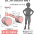 Baby Balance Bike Toys for Kids 10-24 Months - No Pedal Infant 4 Wheels Bicycle (Classic, Pink)