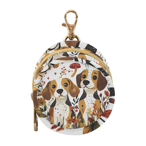 Cartoon Beagle Dogs White Cute Baby Boy Pacifier Case Holder Portable Coin