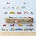 decalmile Cars Wall Stickers, Peel and Stick Wall Decals for Kids Room, Nursery, Bedroom, Classroom Decor