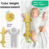 Infant Baby Musical Stuffed Animal Activity Toy with Teether, Crinkle, Rattle, Textures for Newborns 0-12 Months,