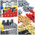 1533 Set PCS Technical Parts Building Block Accessories Vehicles Gears Cross Axles Wheels Connector Pieces Chain Link