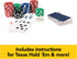 Cardinal Classics 300-Piece Poker Set - Aluminum Carrying Case, Professional Weight Chips, Casino Game for Ages 8+