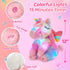 Girls,12'' Athoinsu Rainbow Musical Light up Unicorn Stuffed Animal Soft Furry Plush Toy with LED Night Lights