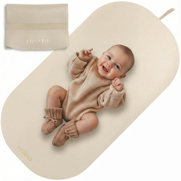 Beautiful Portable Baby Changing Pad - Wipeable and Easy to Clean Diaper