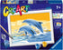 7 Ravensburger CreArt Delightful Dolphins Paint by Numbers Kit for Kids - Painting Arts and Crafts for Ages and Up