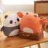 Grafingy 16 Inch Crab Stuffed Animal Plush Pillow, Kawaii Plushies Toy Throw Pillow for Room Decor, Kids Birthday