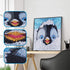 5D Diamond Painting Kits for Kids, Full Drill Painting by Number DIY Mosaic Arts Crafts Supplies (Penguin)