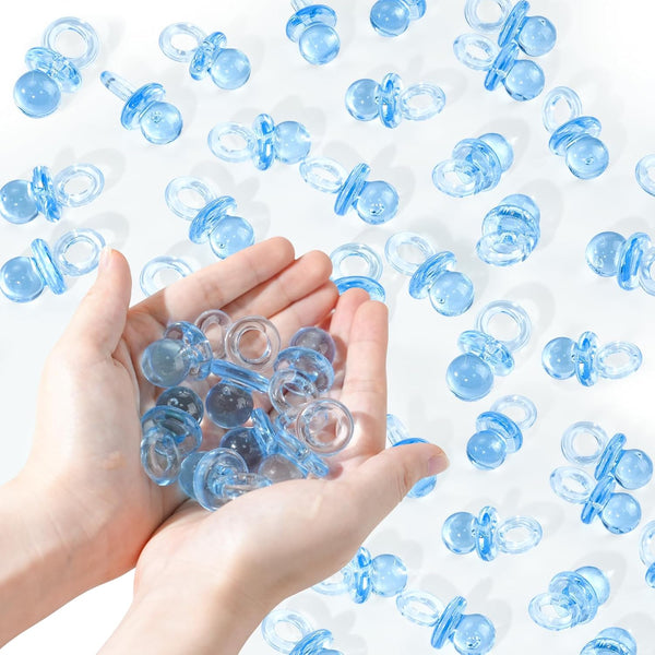 36 Acrylic Pacifiers for Baby Shower Game Boy, 1.75 Inch Cute Baby