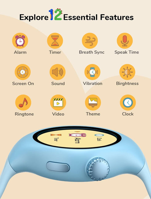 Countdown/Music/Alarm Potty Training Watch, Upgrade Rechargeable Potty Reminder Device for Boys & Girls, Digital