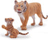 Gemini&Genius Tiger Toy Figures for Kids, Safari Animal Action Figures with Cub, Great for Gifts and Party Favors