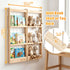 KUQAZ 3 1 (16L''x17W''x48H") Stuffed Animal Storage - in Wooden Stuffed Animal Organizer with Wheels, Extra Large