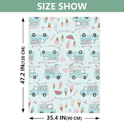 Mazeann Cute Ice Cream Truck Car Seat Cover Baby Breathable Soft Infant Carseat Covers Canopies Babies Carrier Covers