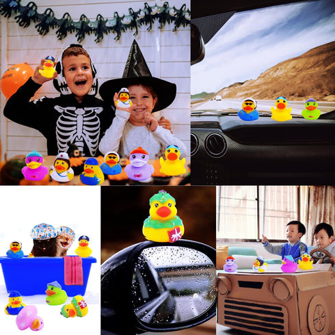 Yomwet Swimming (12 Pack) Rubber Ducks Toy Duckies for Kids,Baby Bath Toys, Toddlers Floater Duck Showers