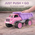 Liberty Imports Big Plastic Dump Truck in Pink Color for Toddlers and Girls - Large Tilting Dumper, Free Play Toy