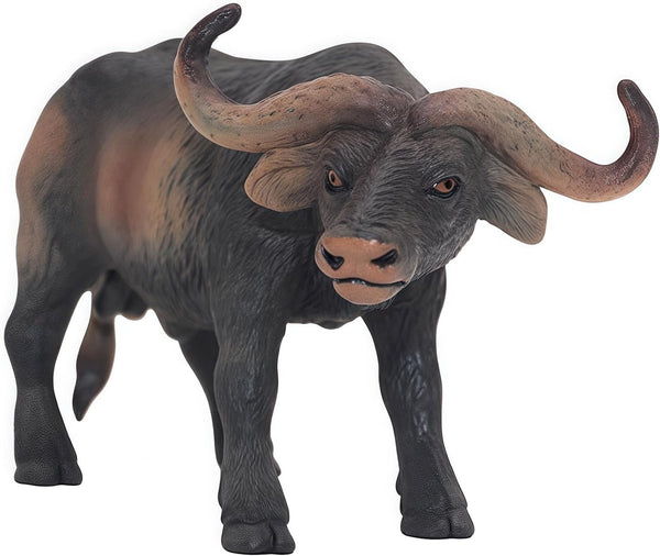 Gemini&Genius Cow Toy for Kids, Realistic Buffalo Safari Animal Figure for Nature Learning