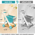 102pcs Set 3+ Jovow Kids Shopping Cart Trolley Play with Pretend Food and Accessories,Perfect for Ages Pretend Play