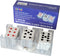 DNB Revolving Playing Card Tray, 9 Deck Plastic Rotating Canasta Card Holder