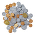 hand2mind Set, Set, (Set 768) Fake Money Coin Classroom Detailed Fake Coins, Prop Money, Toy Money, Play Money